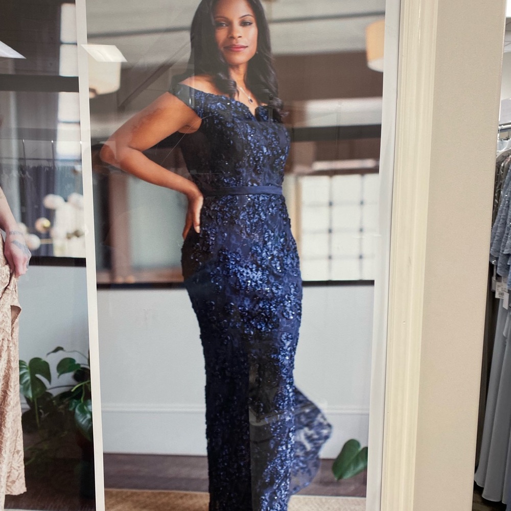 Elegant Blue dress formal evening